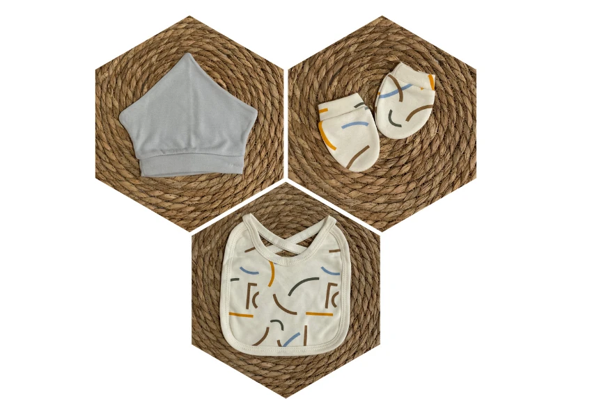 Almini Yeni Sezon Çizgili Erkek 5 Parça Hastane Çıkışı